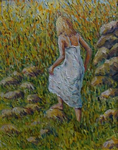 Barefoot Adventure 20x16 at Hunter Wolff Gallery